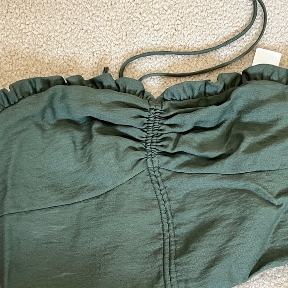 MAEVE - ANTHROPOLOGIE 2 piece moss pants set. Size XS top, Size 4 pant. NWT - Picture 6 of 9